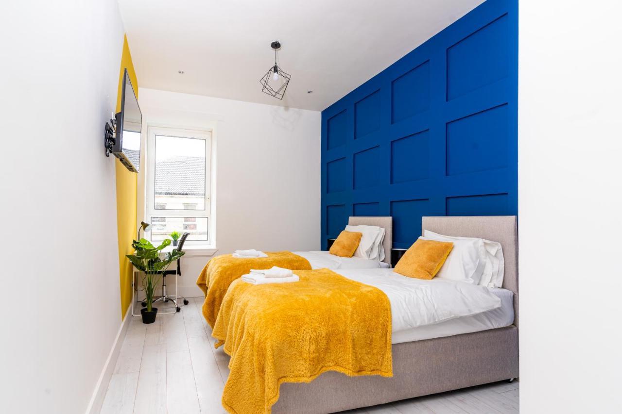 Cheerful 2 Bedroom Homely Apartment, Sleeps 6 Guest Comfy, 3X Double Bed, Parking, Free Wifi, Suitable For Business, Leisure Guest,Glasgow, Glasgow West End, Near City Centre Εξωτερικό φωτογραφία