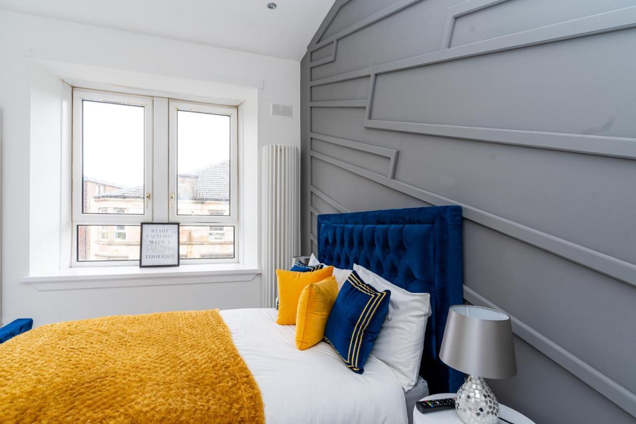 Cheerful 2 Bedroom Homely Apartment, Sleeps 6 Guest Comfy, 3X Double Bed, Parking, Free Wifi, Suitable For Business, Leisure Guest,Glasgow, Glasgow West End, Near City Centre Εξωτερικό φωτογραφία